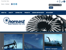 Tablet Screenshot of noreast.ca